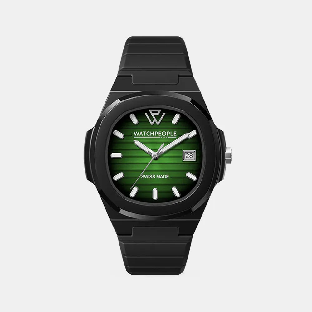 WATCH PEOPLE Montre WATCH PEOPLE Homme WP7 en Silicone Noir 700934