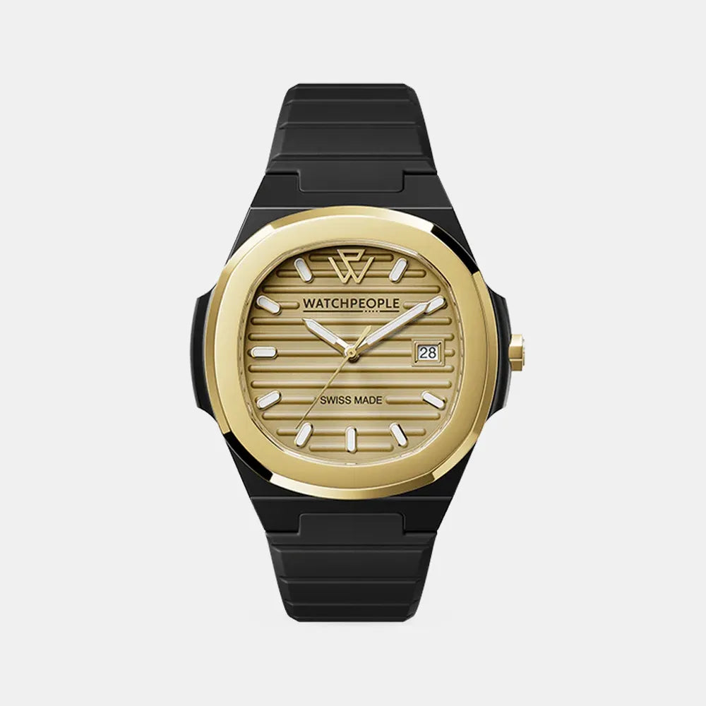 WATCH PEOPLE Montre WATCH PEOPLE Homme WP7 en Silicone Noir 700937