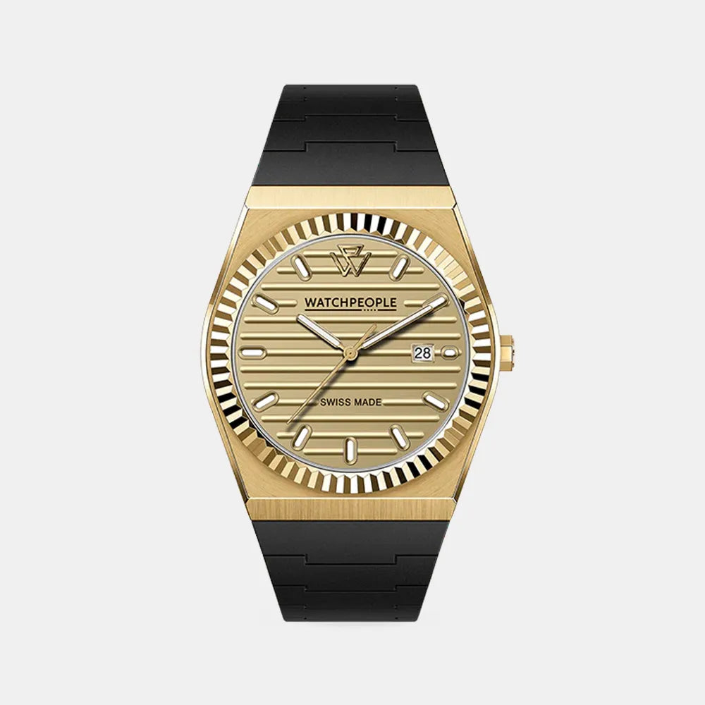 WATCH PEOPLE Montre WATCH PEOPLE Unisexe WP1 Silicone Noir 701198