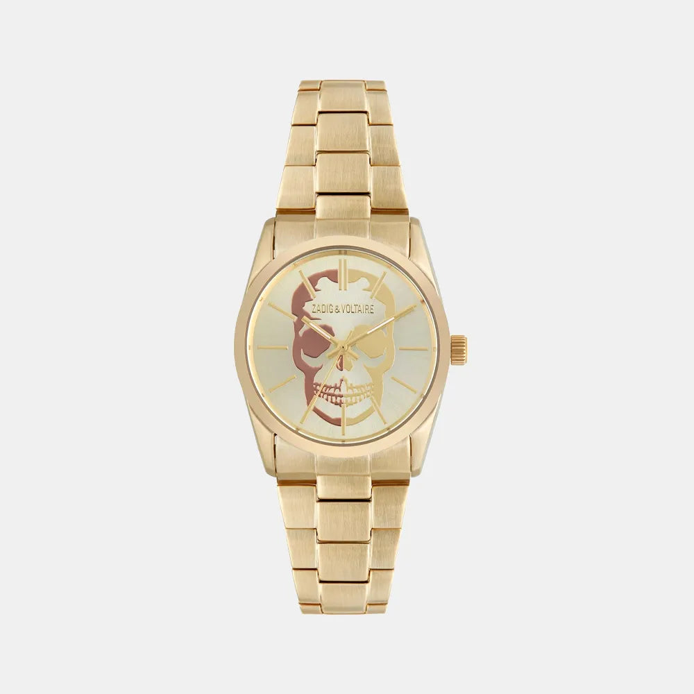 ZADIG & VOLTAIRE Montre ZADIG & VOLTAIRE Femme en Acier Doré ZVT002