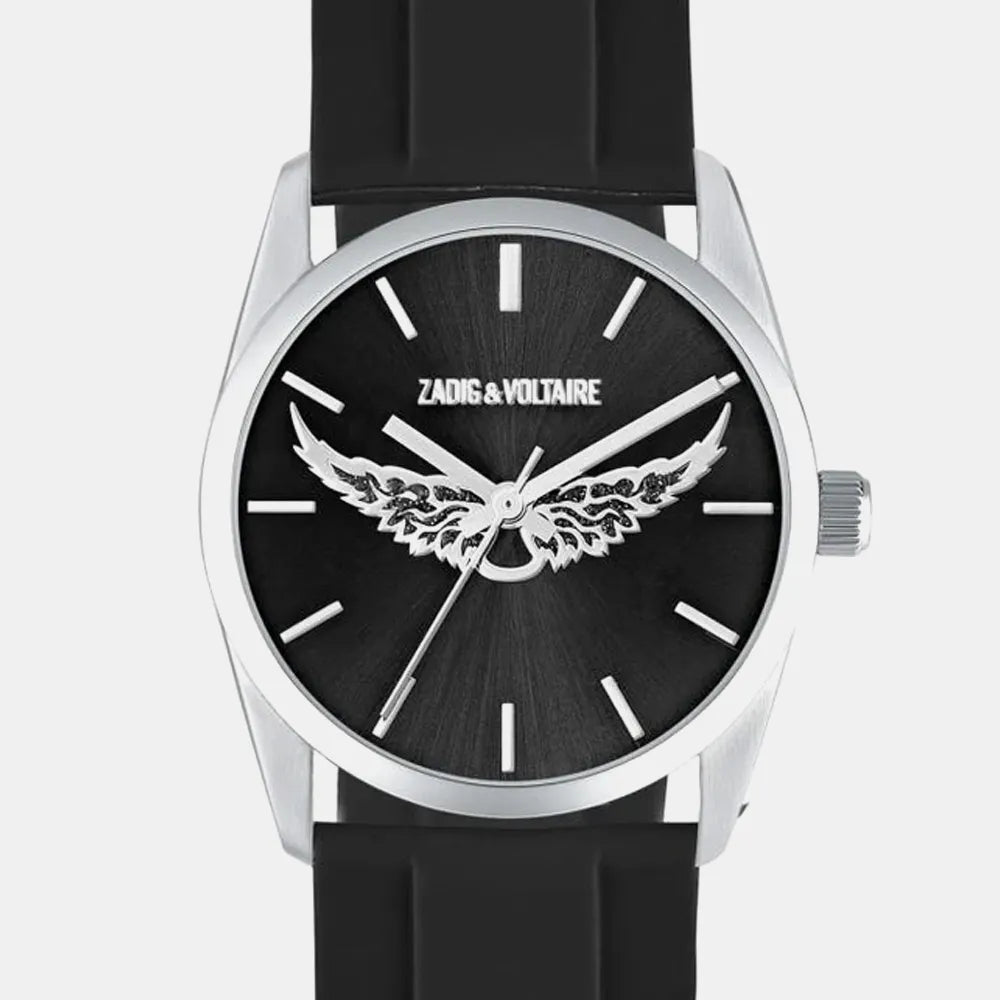 ZADIG & VOLTAIRE Montre ZADIG & VOLTAIRE Femme en Silicone Noir ZVW1107
