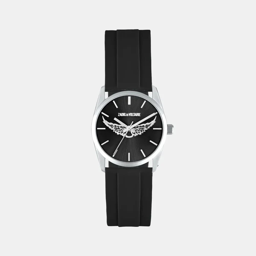 ZADIG & VOLTAIRE Montre ZADIG & VOLTAIRE Femme en Silicone Noir ZVW1107