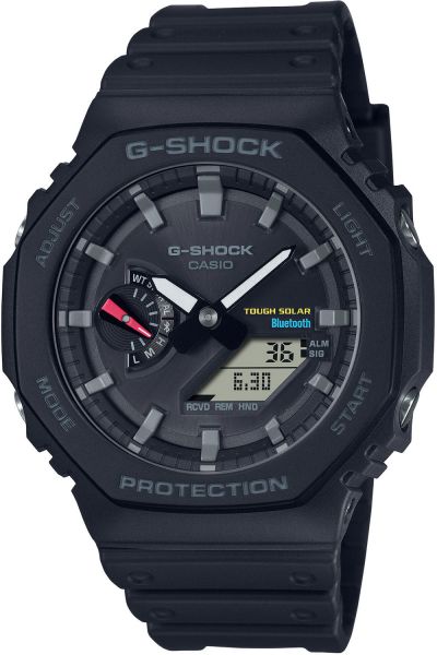 CASIO Montre CASIO G-Shock Homme Solaire en Silicone Noir GA-B2100-1AER