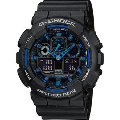 CASIO Montre CASIO G-Shock Multifonction en Résine GA-100-1A2ER
