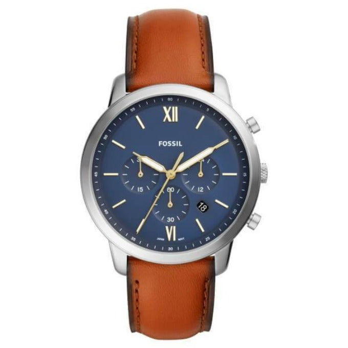 FOSSIL Montre FOSSIL Neutra Homme Chronographe en Cuir FS5453