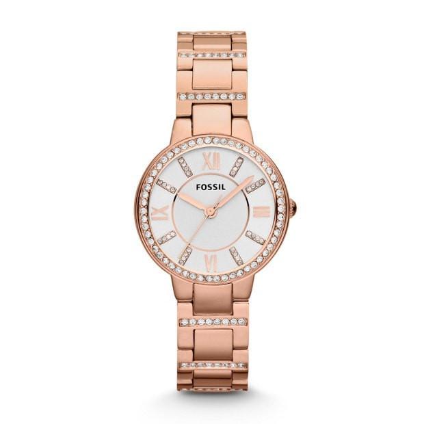 FOSSIL Montre FOSSIL Virginia Femme en Acier Doré rose ES3284
