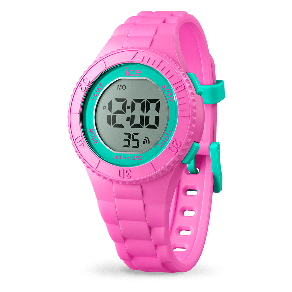 Montre ICE WATCH digit Pink turquoise Junior 021275