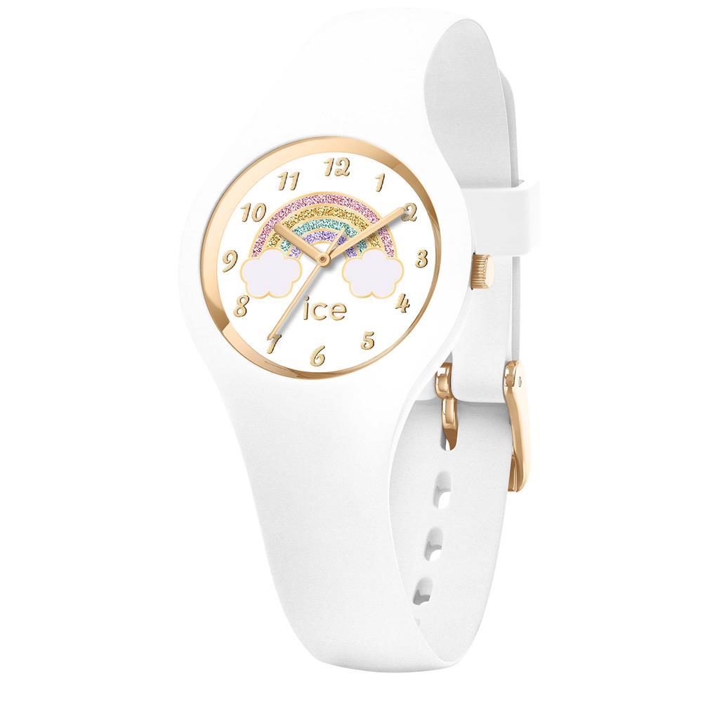 ICE-WATCH Montre ICE-WATCH Fantasia Rainbow Junior en Silicone Blanc 018423