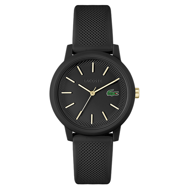 LACOSTE Montre LACOSTE 12.12 Femme en Silicone Noir 2001212