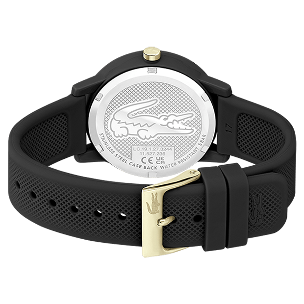 LACOSTE Montre LACOSTE 12.12 Femme en Silicone Noir 2001212
