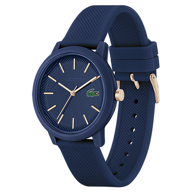 LACOSTE Montre LACOSTE 12. 12 Homme en Silicone Bleu 2011234