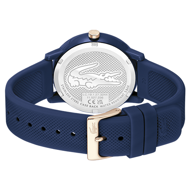 LACOSTE Montre LACOSTE 12. 12 Homme en Silicone Bleu 2011234