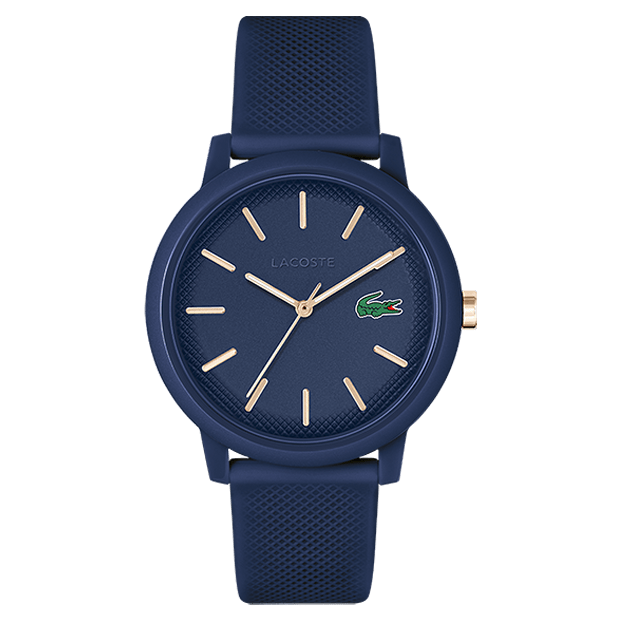 LACOSTE Montre LACOSTE 12. 12 Homme en Silicone Bleu 2011234