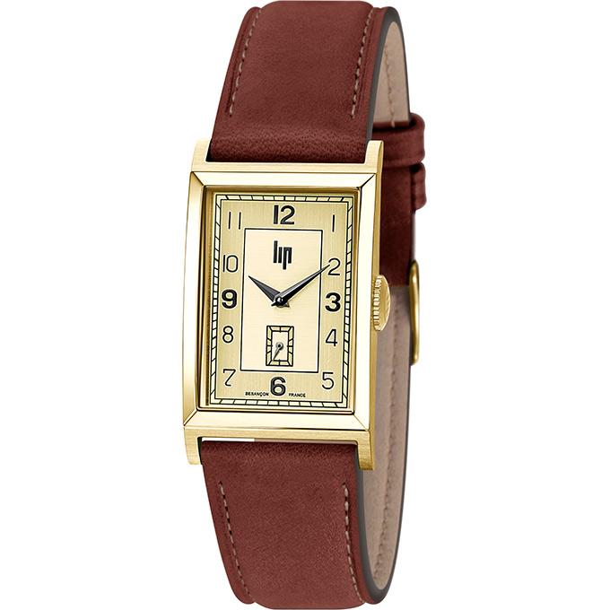 LIP Montre LIP Churchill T24 Homme en Cuir Marron 671277
