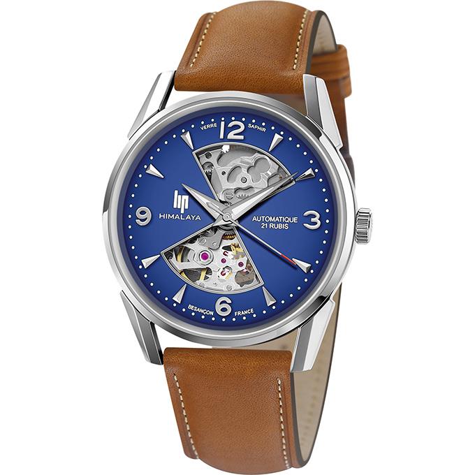 LIP Montre LIP Himalaya Homme Automatique en Cuir Marron 671575