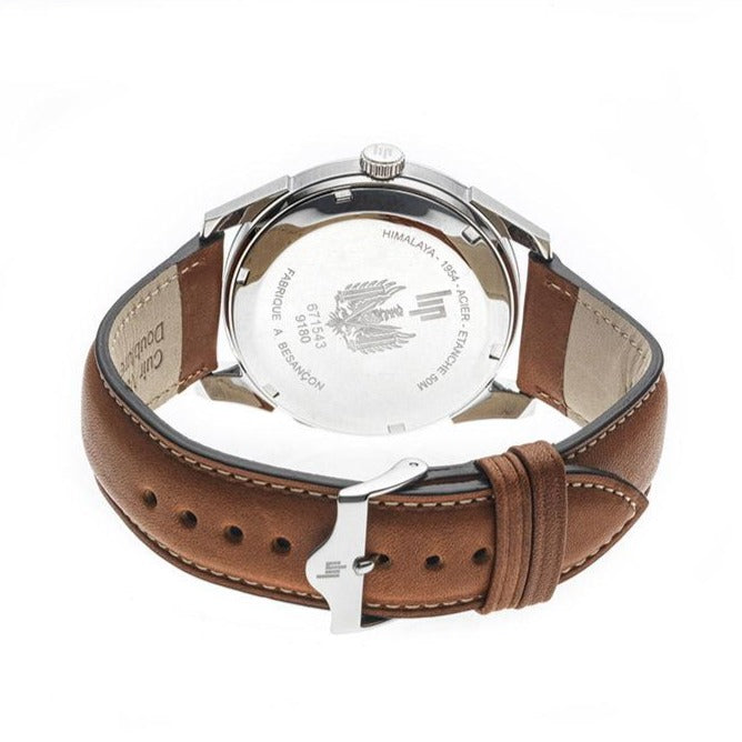 LIP Montre LIP Himalaya Homme en Cuir Marron 671543