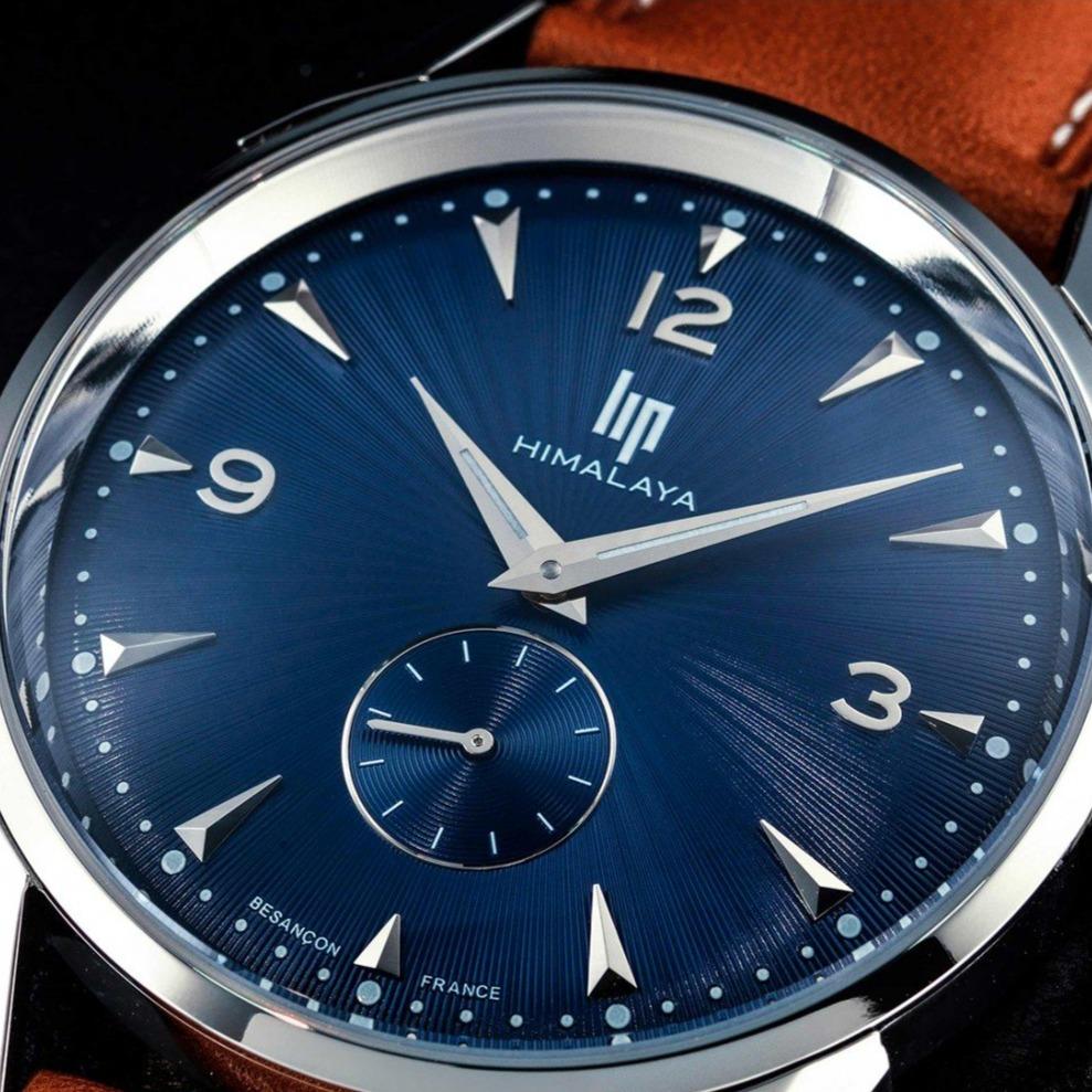 LIP Montre LIP Himalaya Homme en Cuir Marron 671543