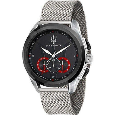 MASERATI Montre Maserati Traguardo Homme Chronographe en Acier Milanais R8873612005