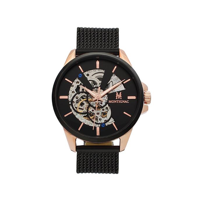 MONTIGNAC Montre MONTIGNAC Automatic Homme en Acier MOW401