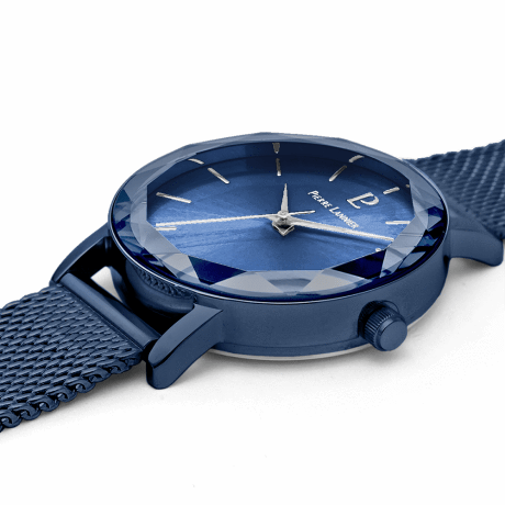 PIERRE LANNIER Montre PIERRE LANNIER Multiples Femme en Acier Milanais Bleu 010P968