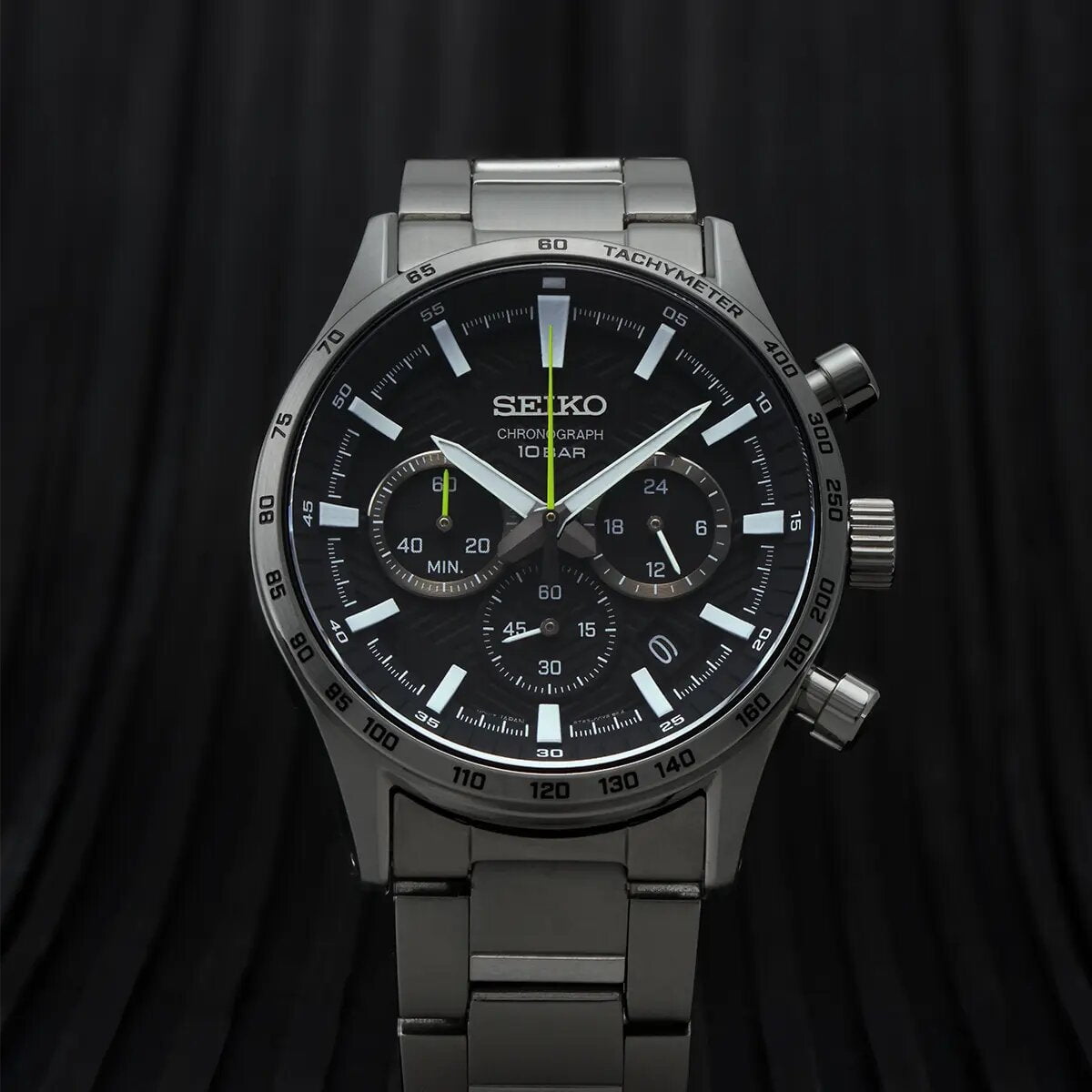 SEIKO Montre SEIKO Chronographe Homme en Acier SSB413P1