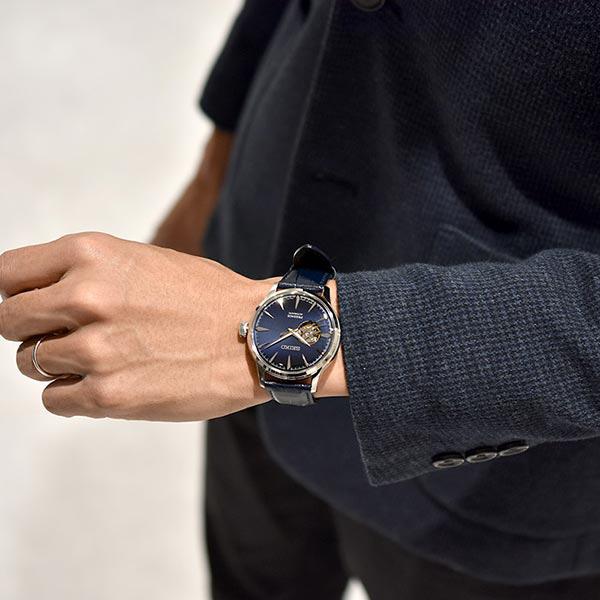 SEIKO Montre SEIKO Presage Cocktail Automatique Homme Cœur Ouvert SSA405J1