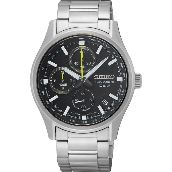 Montre SPORT - SEIKO Homme Bracelet Acier Gris Foncé - SSB399P1