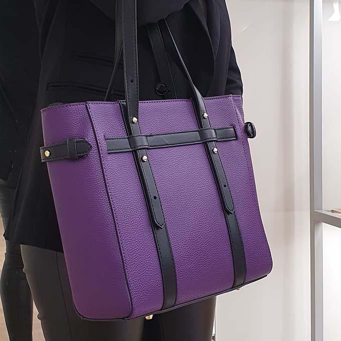 TED LAPIDUS Sac à Main TED LAPIDUS Judith TLUU7522VIOLET/NOIR